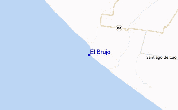 carte de localisation de El Brujo