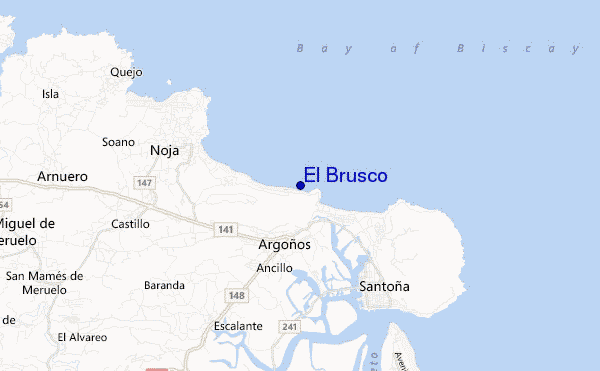 carte de localisation de El Brusco