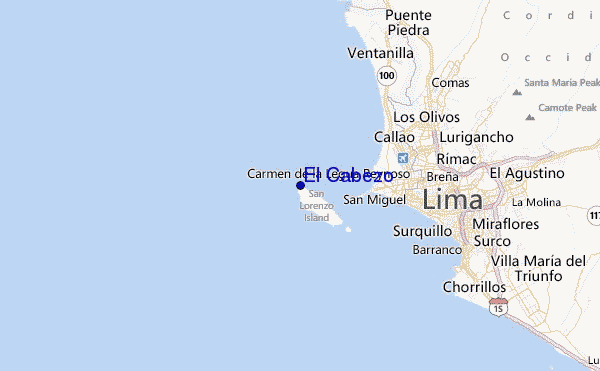 El Cabezo Location Map