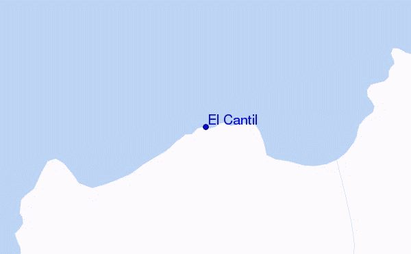 carte de localisation de El Cantil