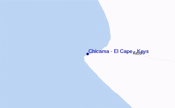 carte de localisation de Chicama - El Cape / Keys