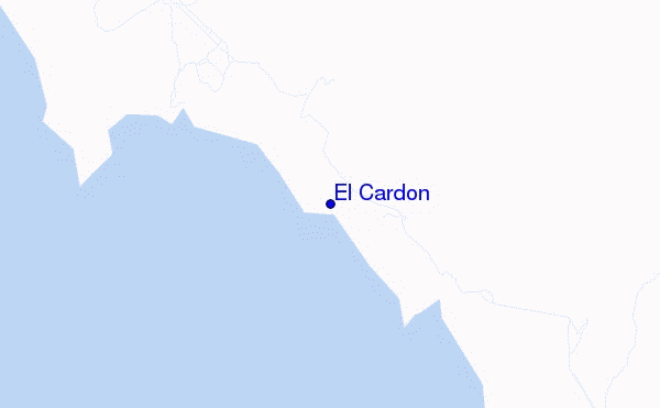 carte de localisation de El Cardon