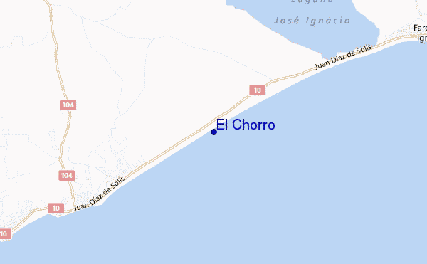 carte de localisation de El Chorro
