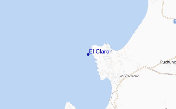carte de localisation de El Claron