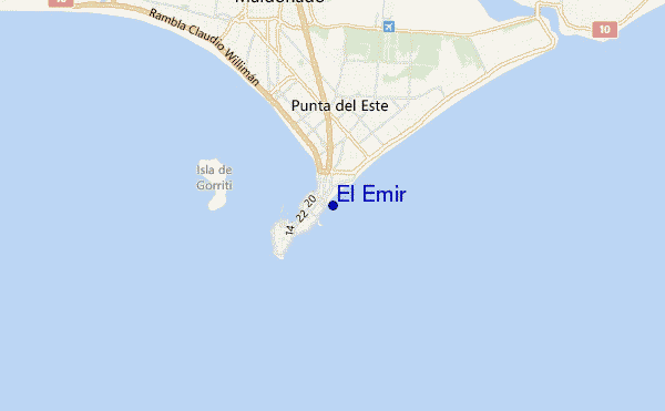carte de localisation de El Emir