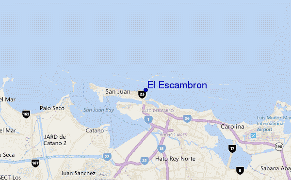 carte de localisation de El Escambrón