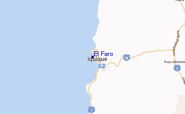 El Faro Location Map