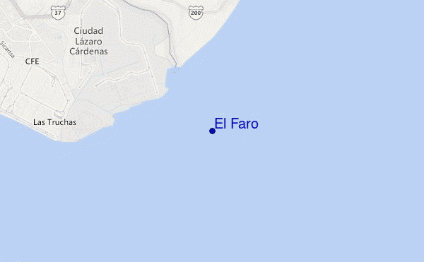 carte de localisation de El Faro