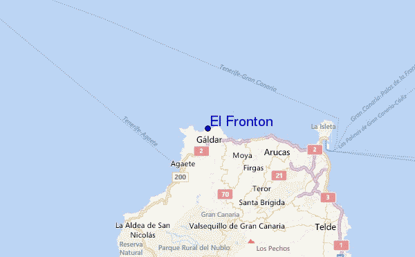 El Fronton Location Map