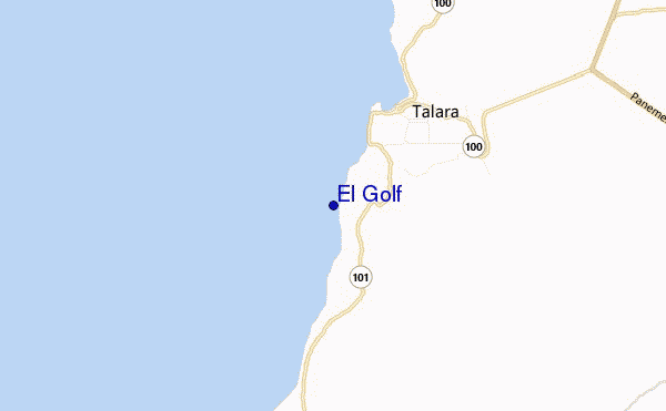 carte de localisation de El Golf