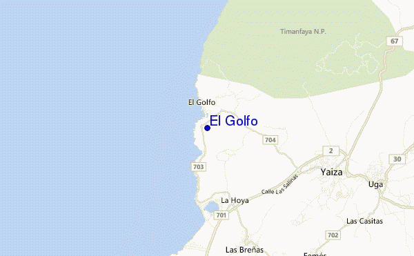 carte de localisation de El Golfo
