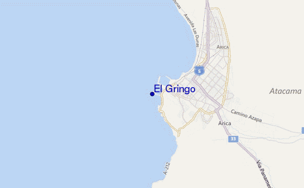 carte de localisation de El Gringo