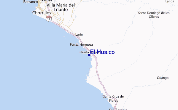 El Huaico Location Map