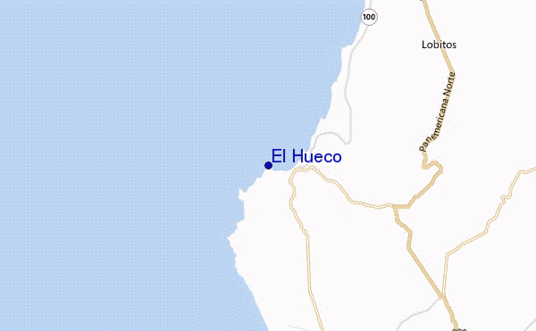 carte de localisation de El Hueco
