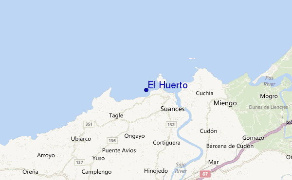 carte de localisation de El Huerto