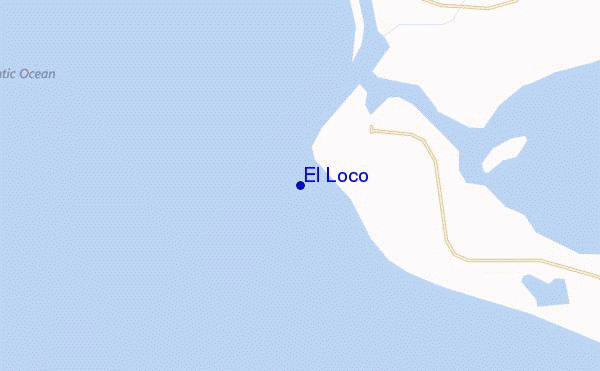 carte de localisation de El Loco