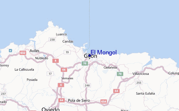 El Mongol Location Map