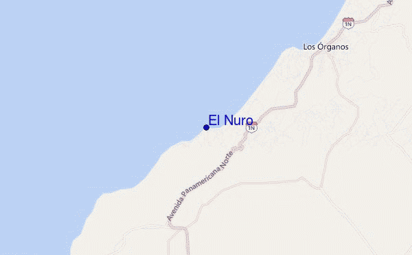 carte de localisation de El Ñuro