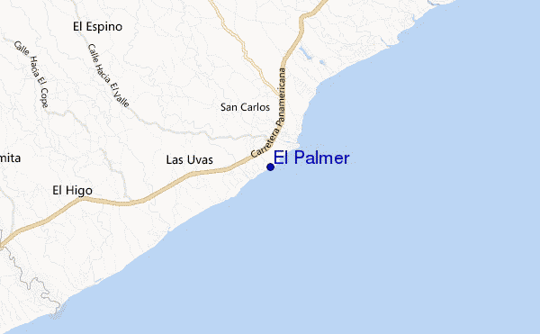 carte de localisation de El Palmer