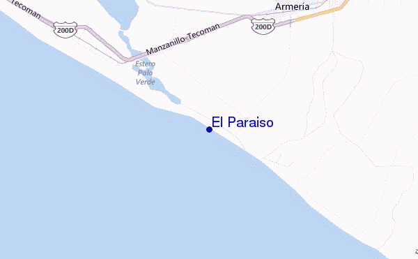 carte de localisation de El Paraiso