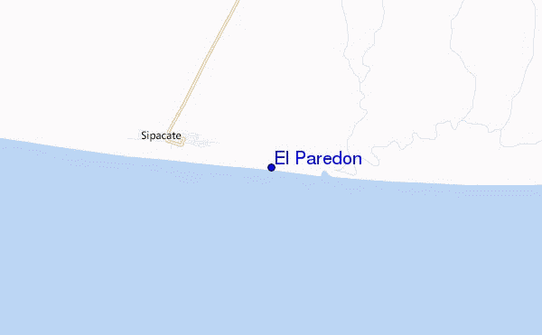 carte de localisation de El Paredon