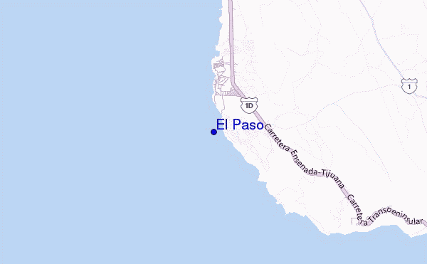 carte de localisation de El Paso