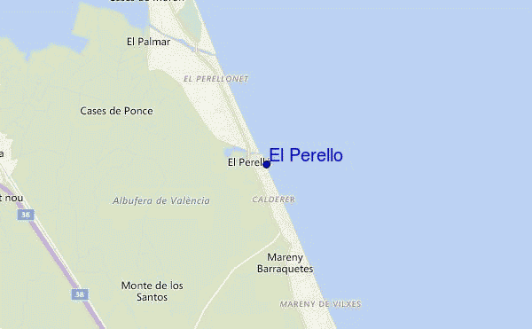 carte de localisation de El Perello
