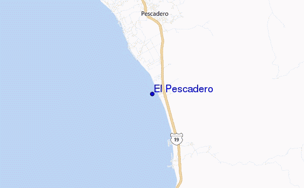 carte de localisation de El Pescadero