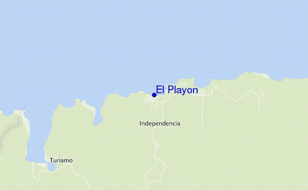 carte de localisation de El Playon