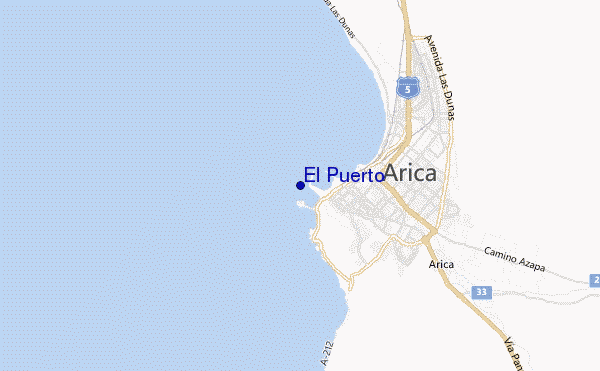 carte de localisation de El Puerto