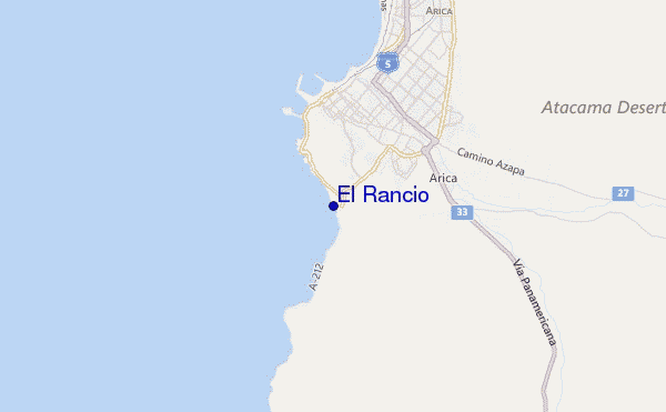 carte de localisation de El Rancio