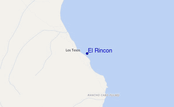 carte de localisation de El Rincon