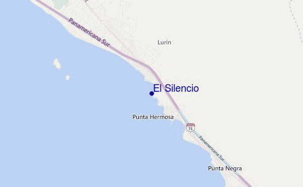 carte de localisation de El Silencio