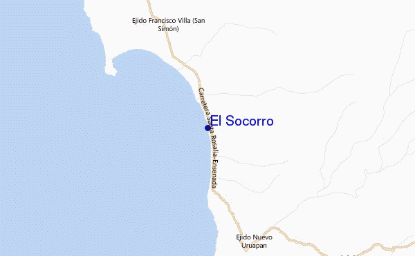 El Socorro Location Map