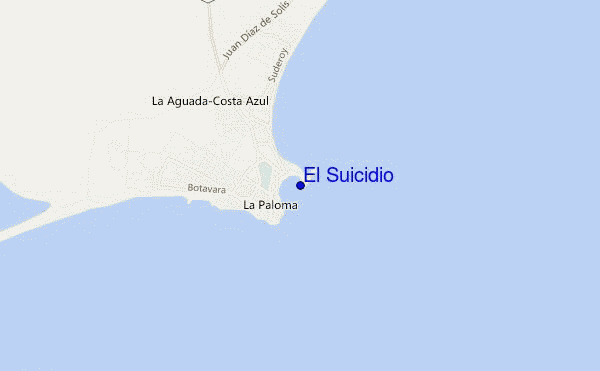 carte de localisation de El Suicidio