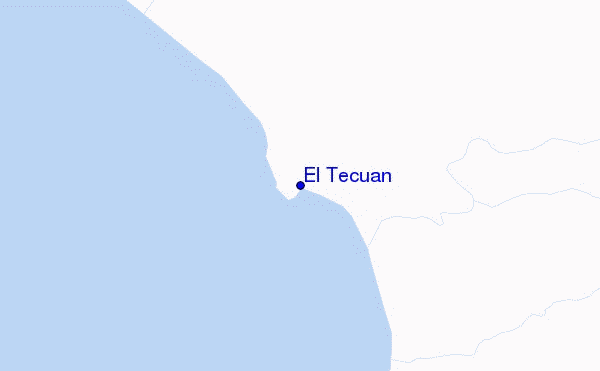carte de localisation de El Tecuan