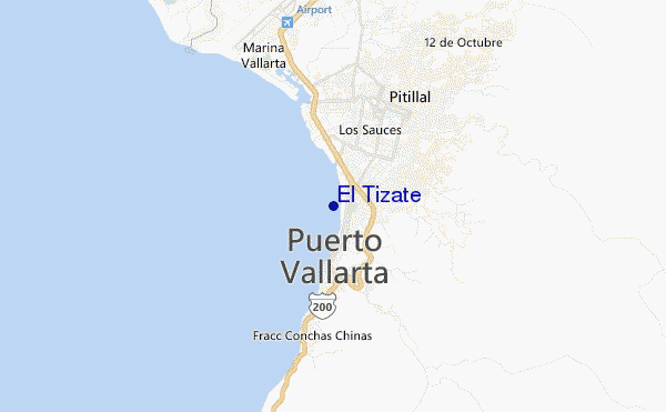 carte de localisation de El Tizate