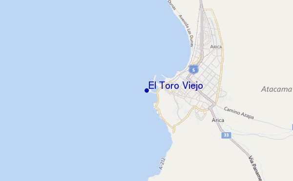 carte de localisation de El Toro Viejo