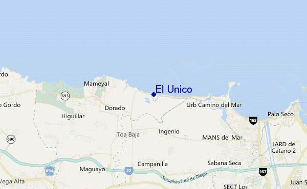 carte de localisation de El Unico