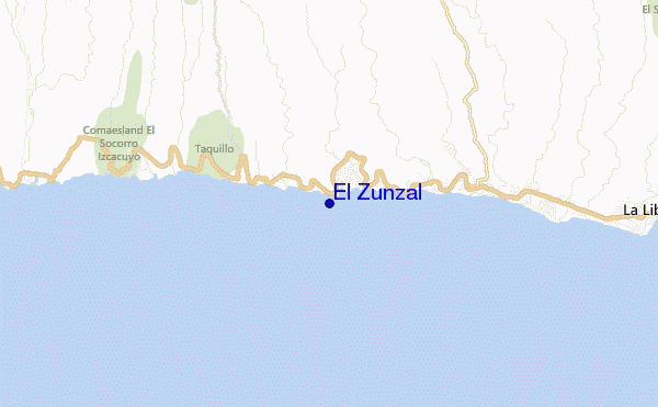 carte de localisation de El Zunzal