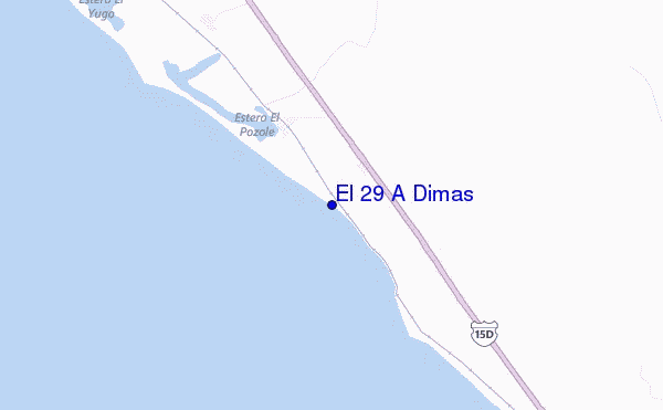 carte de localisation de El 29 A Dimas