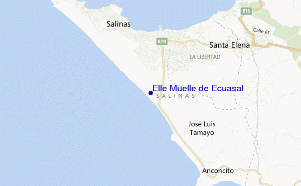 carte de localisation de Elle Muelle de Ecuasal