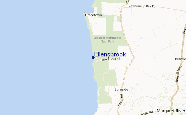 carte de localisation de Ellensbrook