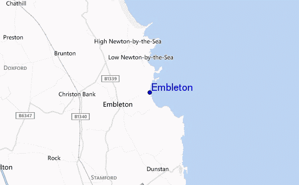 carte de localisation de Embleton