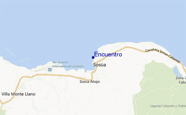 carte de localisation de Encuentro