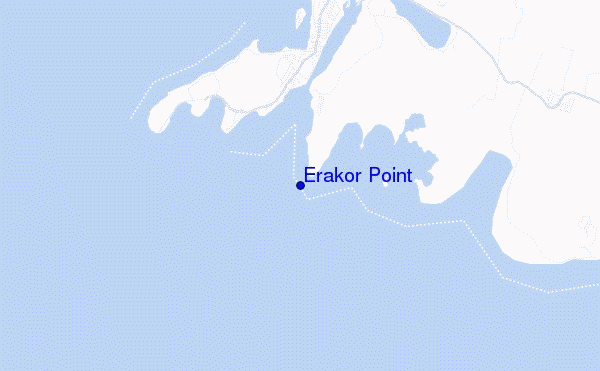 carte de localisation de Erakor Point