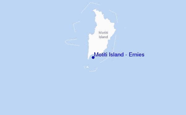 carte de localisation de Motiti Island - Ernies