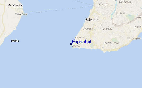 carte de localisation de Espanhol