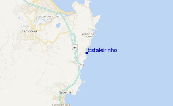 carte de localisation de Estaleirinho