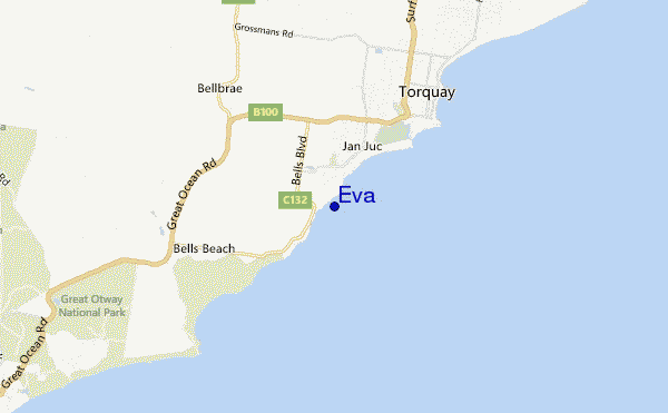 carte de localisation de Eva